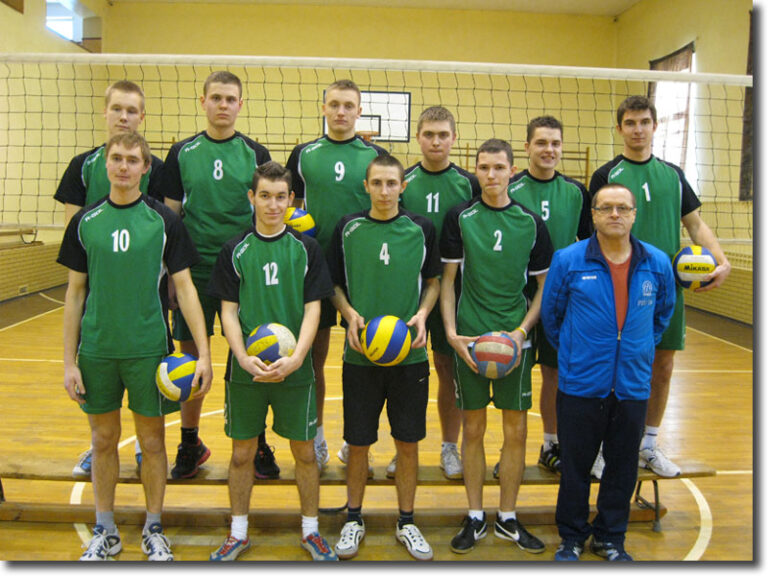 Piłka siatkowa chłopców 2011/2012 - Zespół Szkół Rolniczych